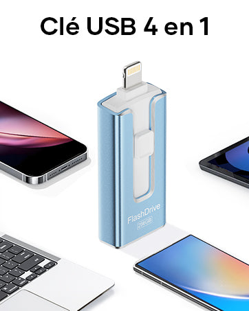 FlexDrive 4X – Clé USB Universelle 128 Go