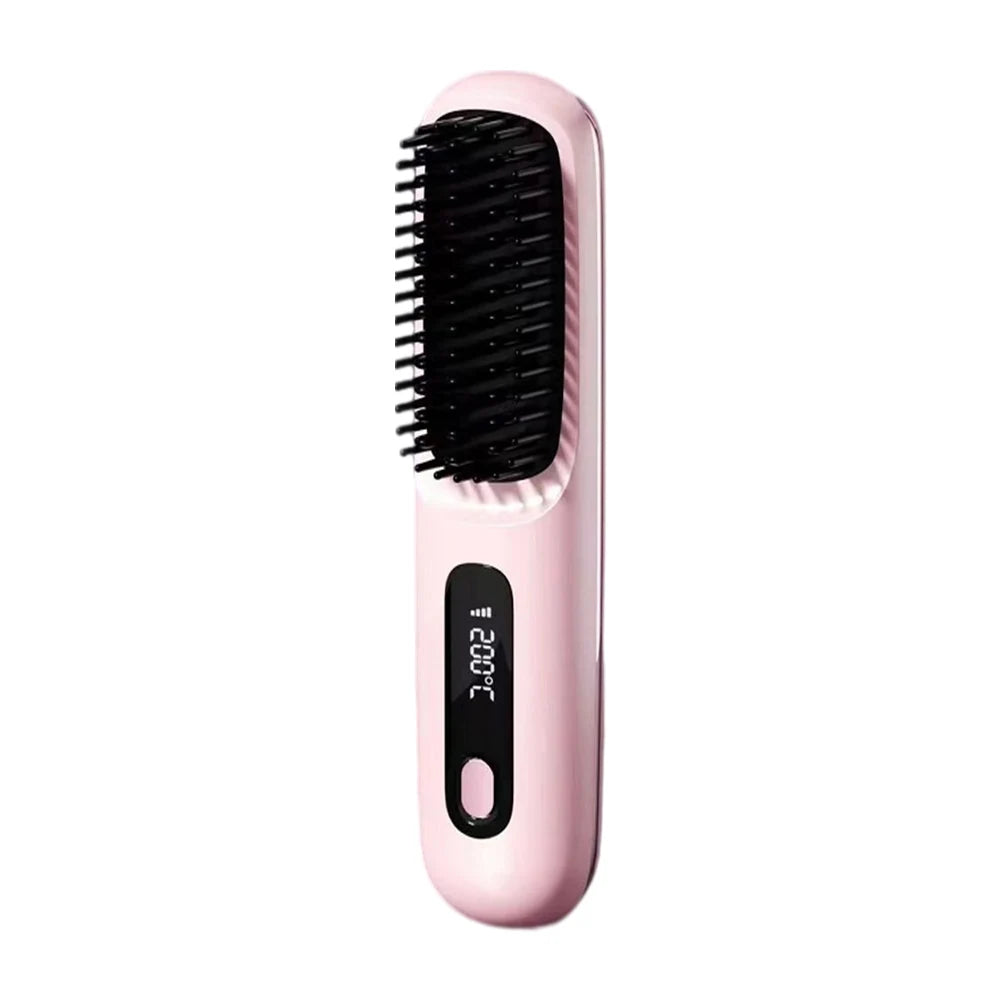 Brosse à Cheveux Magique Lissante Sans Fil